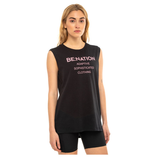 Be Nation Γυναικεία αμάνικη μπλούζα Essentials Sleeveless Tee